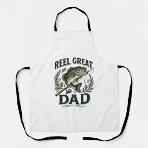 Reel Great Dad Vintage Fishing Father’s Day Apron