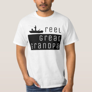 Reel Great Pops Fishing Grandpa T-Shirt