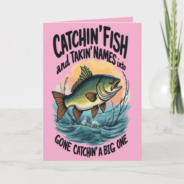 Reel in the Fun Birthday Card (Front)