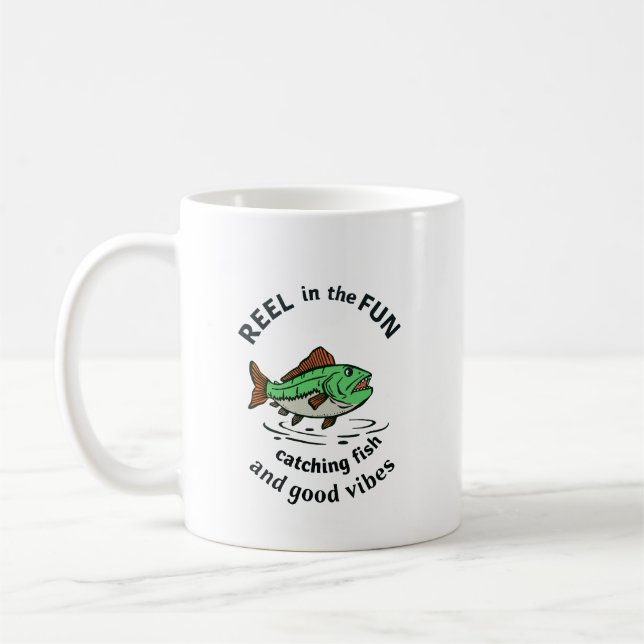 REEL in the FUN Coffee Mug (Left)