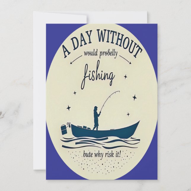 "Reel in the Fun: Save the Date Invitation (Front)