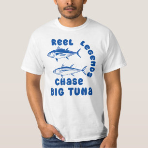 Reel Legends Chase Big Tuna Fishing T-Shirt