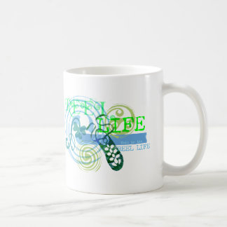 Reel Life in Blue Coffee Mug
