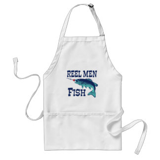 Reel Men Fish Standard Apron