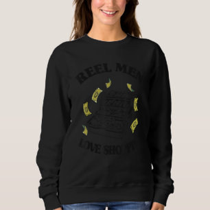 Reel Men Love Shopping Fisherman Tackle Box Bass F Sweatshirt