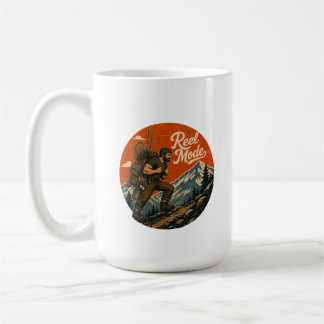 Reel Mode Vintage Fishing Adventure Mug
