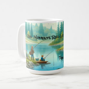 Reel Moments, Real Love” Father’s Day Mug