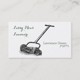 Reel Mower Business Card