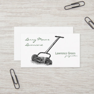 Reel Mower Business Card