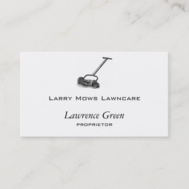 Reel Mower Business Card (Front)