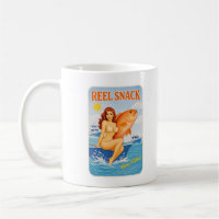 Reel Snack Retro Pin-Up Red Snapper Fishing Boater