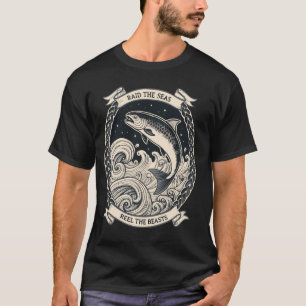 Reel the Beasts u2013 Norse Knotwork Mythology Vik T-Shirt