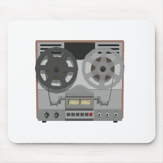 Reel to Reel Tape Player: 3D Model: Mouse Mat (Front)