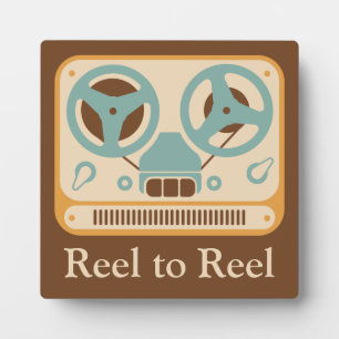❝Reel to Reel❞ Tape Recorder Customised Plaque