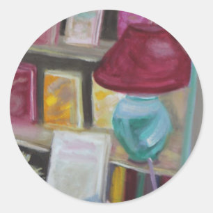 REELBOOKS: FONTAINEBLEAU FRANCE CLASSIC ROUND STICKER