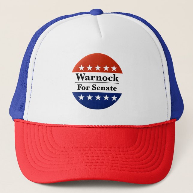 Reelect Raphael Warnock to U.S. Senate 2022 Trucker Hat (Front)