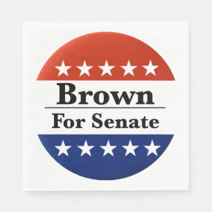 Reelect Sherrod Brown to U.S. Senate 2024 Napkin
