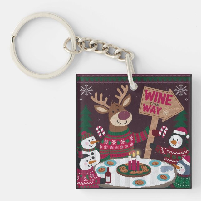 Reender party arrow key ring (Front)
