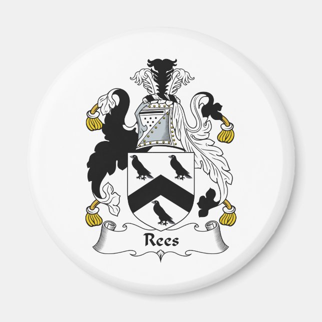 Rees Family Crest Magnet (Front)