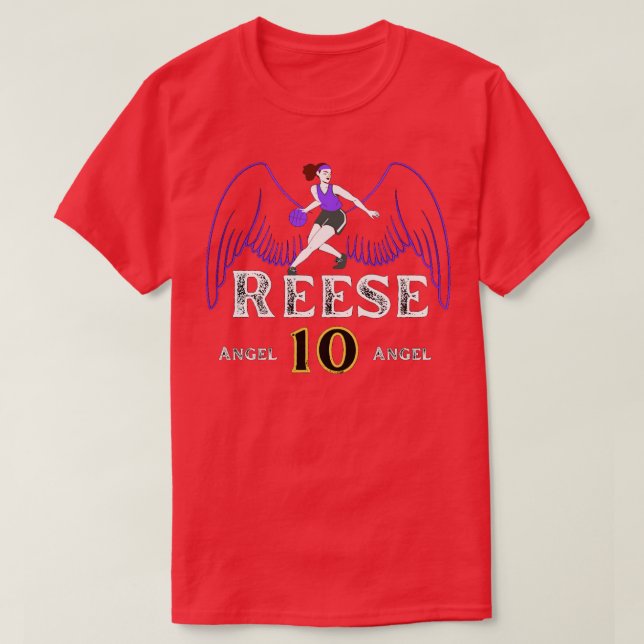 Reese 10 Angel Reese TShirt (Design Front)