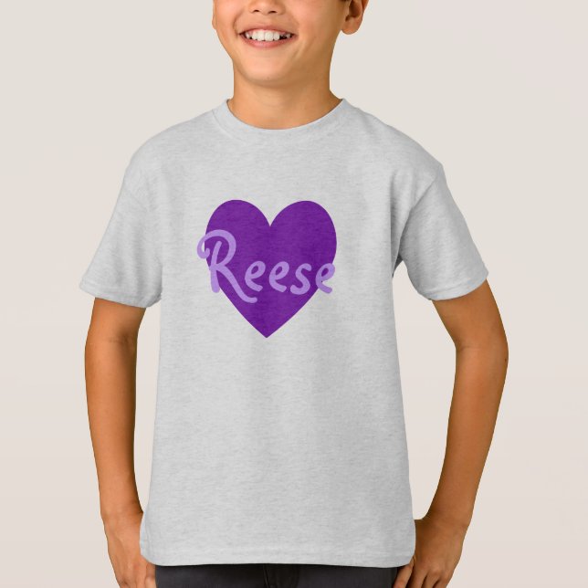 Reese in Purple T-Shirt (Front)