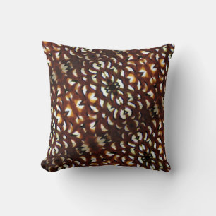 Reeve's Pheasant Brown Feather Pillow