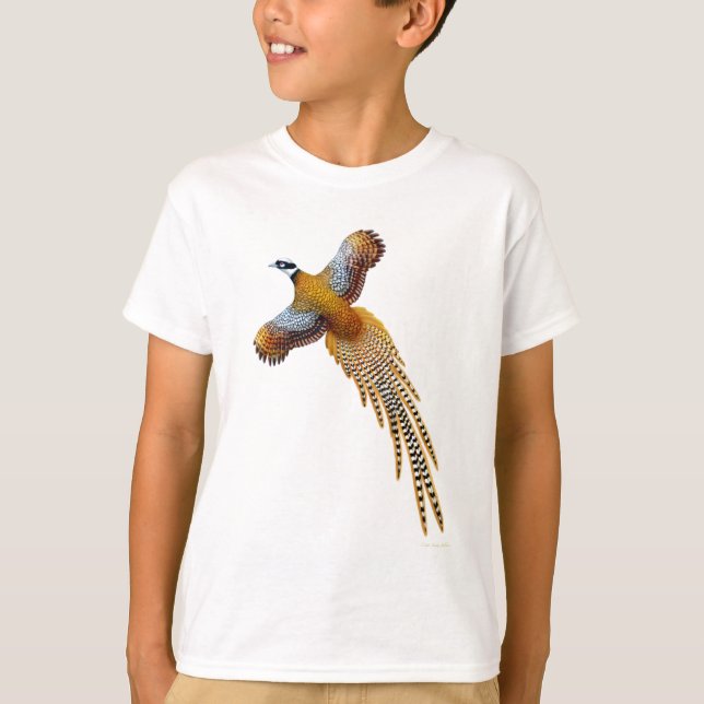 Reeves Pheasant Kids T-Shirt (Front)