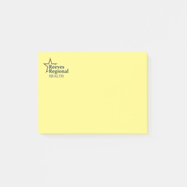 Reeves Regional  Post-it Notes (Front)