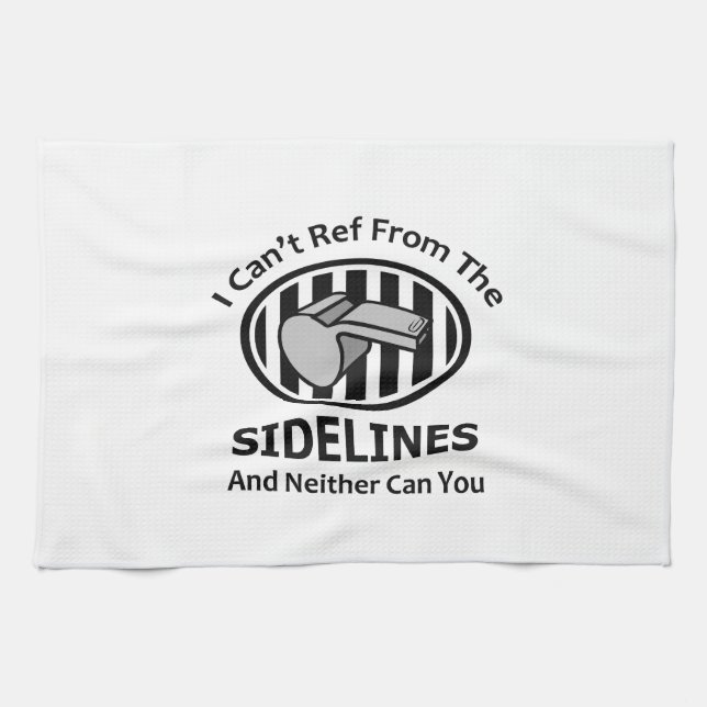 REF FROM SIDELINES TEA TOWEL (Horizontal)