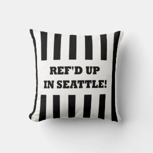 Ref'd Up In Seattle with Replacement Referees Cushion