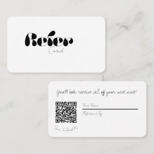 Refer a Friend business card
