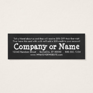 refer a friend chalk