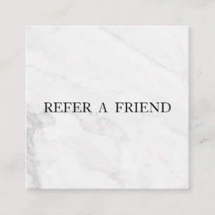 Refer a Friend Elegant Business Professional  Referral Card
