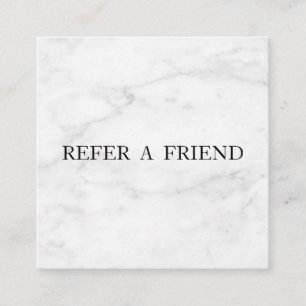 Refer a Friend Elegant Business Professional  Referral Card