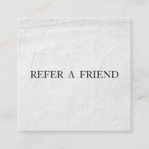 Refer a Friend Elegant Business Professional  Referral Card