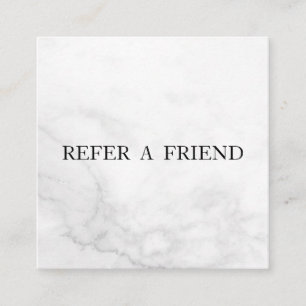 Refer a Friend Elegant Business Professional  Referral Card