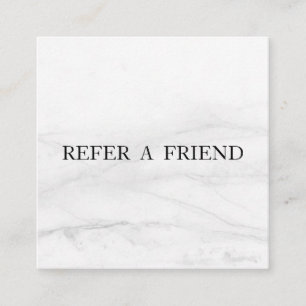 Refer a Friend Elegant Business Professional  Referral Card