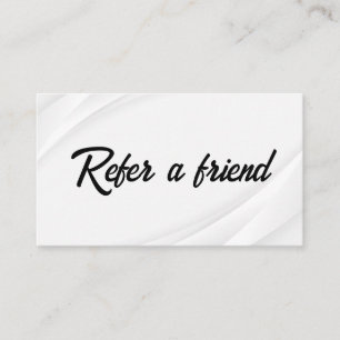 Refer a Friend Elegant Business Professional Referral Card