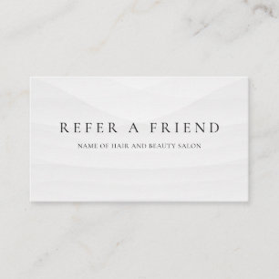 Refer a Friend Elegant Business Professional Referral Card