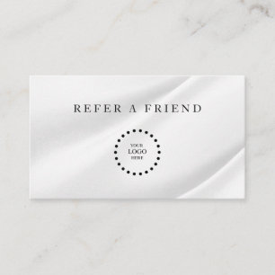 Refer a Friend Elegant Business Professional Referral Card