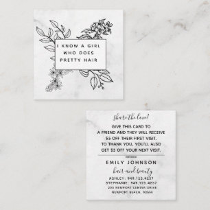 Refer a Friend Modern Professional Referral Card
