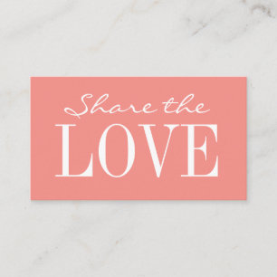 Refer a friend / referral minimalist business card
