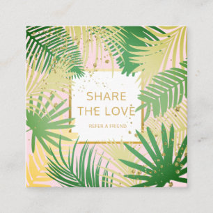 Refer a Friend Tropical Referral Client Card