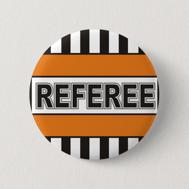 Referee 6 Cm Round Badge (Front)
