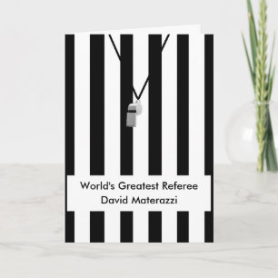 Referee Card