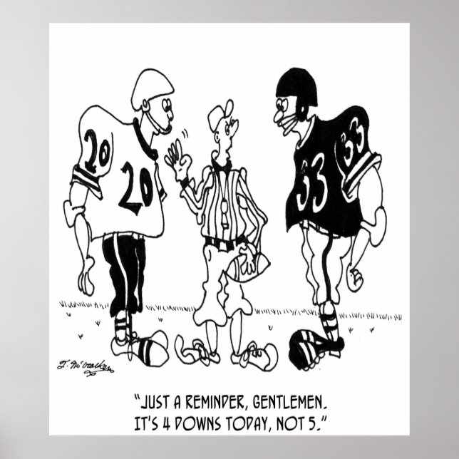 Referee Cartoon 5446 Poster (Front)