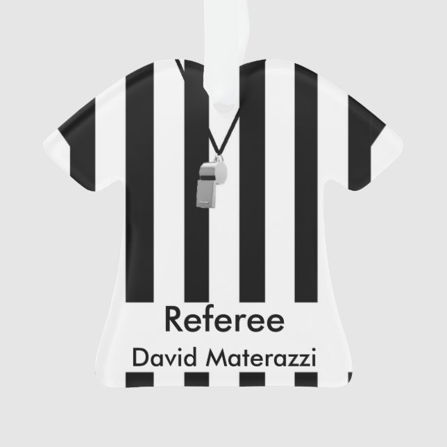 Referee Christmas Ornament (Front)