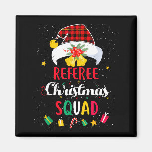 Referee Christmas Squad Santa Hat Umre Match Magnet