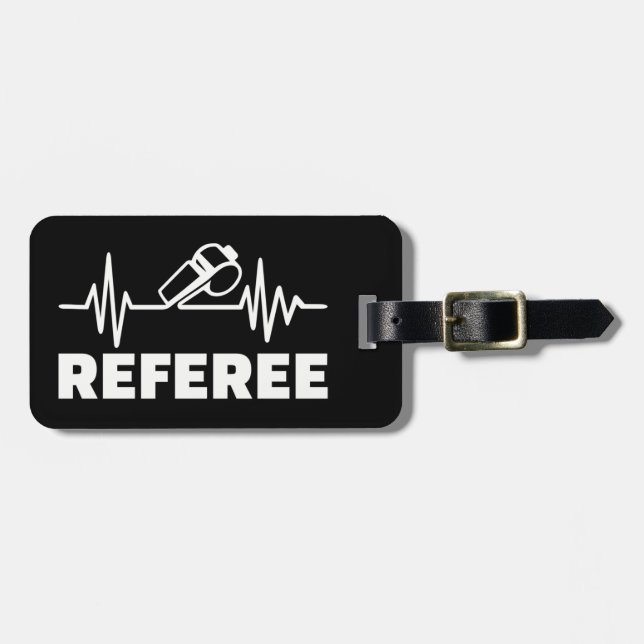 Referee  frequency luggage tag (Front Horizontal)