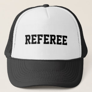 Referee hat for official sports teams supervision